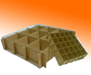 蜂巢式紙板，依產品尺寸設計紙格，尺寸不拘